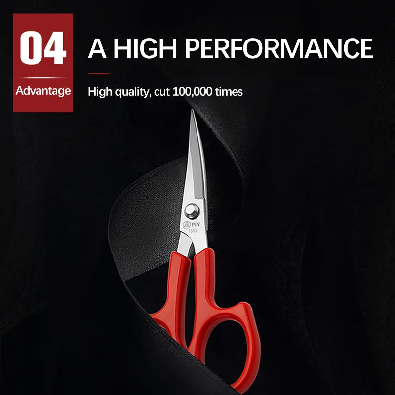 PIN 13cm/5.12inch Stainless Steel Embroidery Scissors - 2 Styles (Straight & Curved Head) for Sewing & Crafts Sewing Scissors