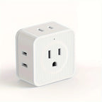 5 Way Multi Plug Outlet Extender, Wall Outlet Expander, Small Electrical Outlet Splitter for Travel, Home, Office, Dorm