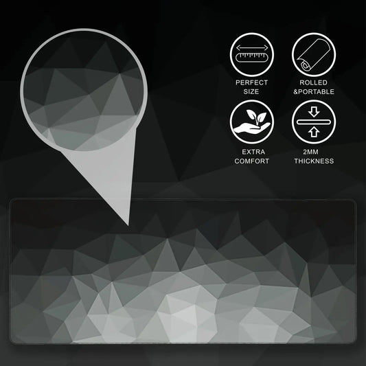 Large Thickened Gaming Mouse Pad | Stitched Edges, Non-Slip Base, Multiple Sizes