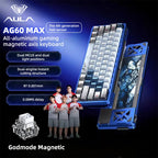 AULA AG60 Pro/MAX Wired Gaming Mechanical Keyboard Custom Full Aluminum High Performance Magnetic Axis for Esports And FPS Games