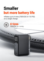 COOSPO X1 Mini Electric Bike Pump 120PSI 500mAh Portable Rechargeable MTB Bike Air Digital Inflator Schrader Presta Tire Valve