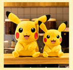 Large Original Pokemon Pikachu Stuffed Plush Toys Plushie Soft Animal Kawaii Anime Doll Throw Pillow Birthday Gift For Kids Baby