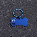 Custom Name Dog Tags Personalized Text Dog ID Tag Bone Shaped Stainless Steel Laser Engraving Anti-lost Customized Pets ID Tag