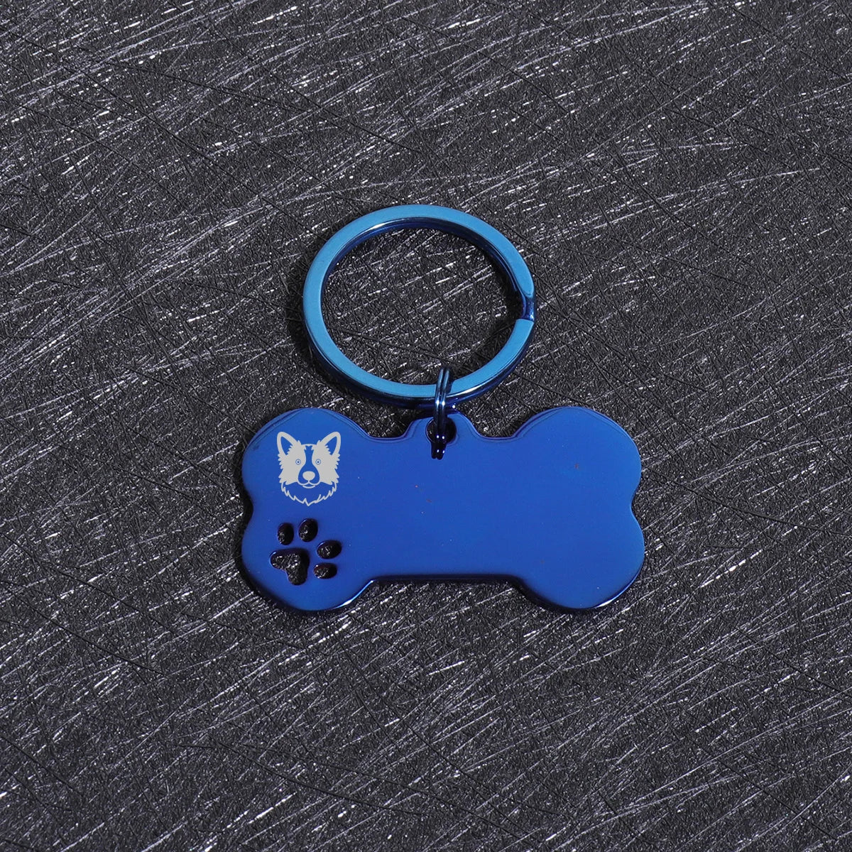 Custom Name Dog Tags Personalized Text Dog ID Tag Bone Shaped Stainless Steel Laser Engraving Anti-lost Customized Pets ID Tag