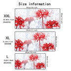 Accessories Long Mousepad Red Spider Lily Mouse Pad XXL Desktop Keyboard Table Pads Large Game Rubber Anti-slip DeskMat Computer