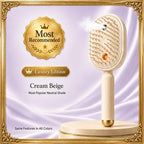 Electric Hair Straightener Brush No Heat with Fine Mist Spray Red Light Therapy Straightening Scalp Massage Cordless Fast Charge