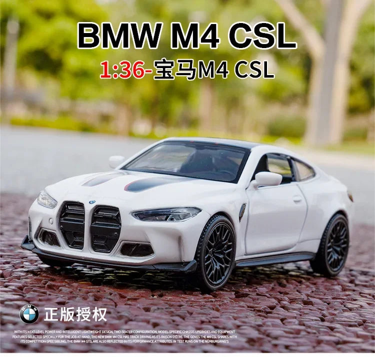1:36 M4 CSL Sports Car Metal Toy Alloy Car Diecasts & Toy Vehicles Car Model Model Car