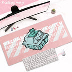 Pink Cherry Blossoms Mousepad Home Computer Table Large Pc Mouse Pad Art Sakura Keyboard Mause Rug Desk Mat Office Accessories