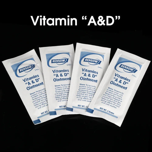 10/50/100pcs Tattoo Aftercare Cream Vitamin A D Ointment Recovery Healing Skin Microblading Skin Repair Gel Makeup Supplies