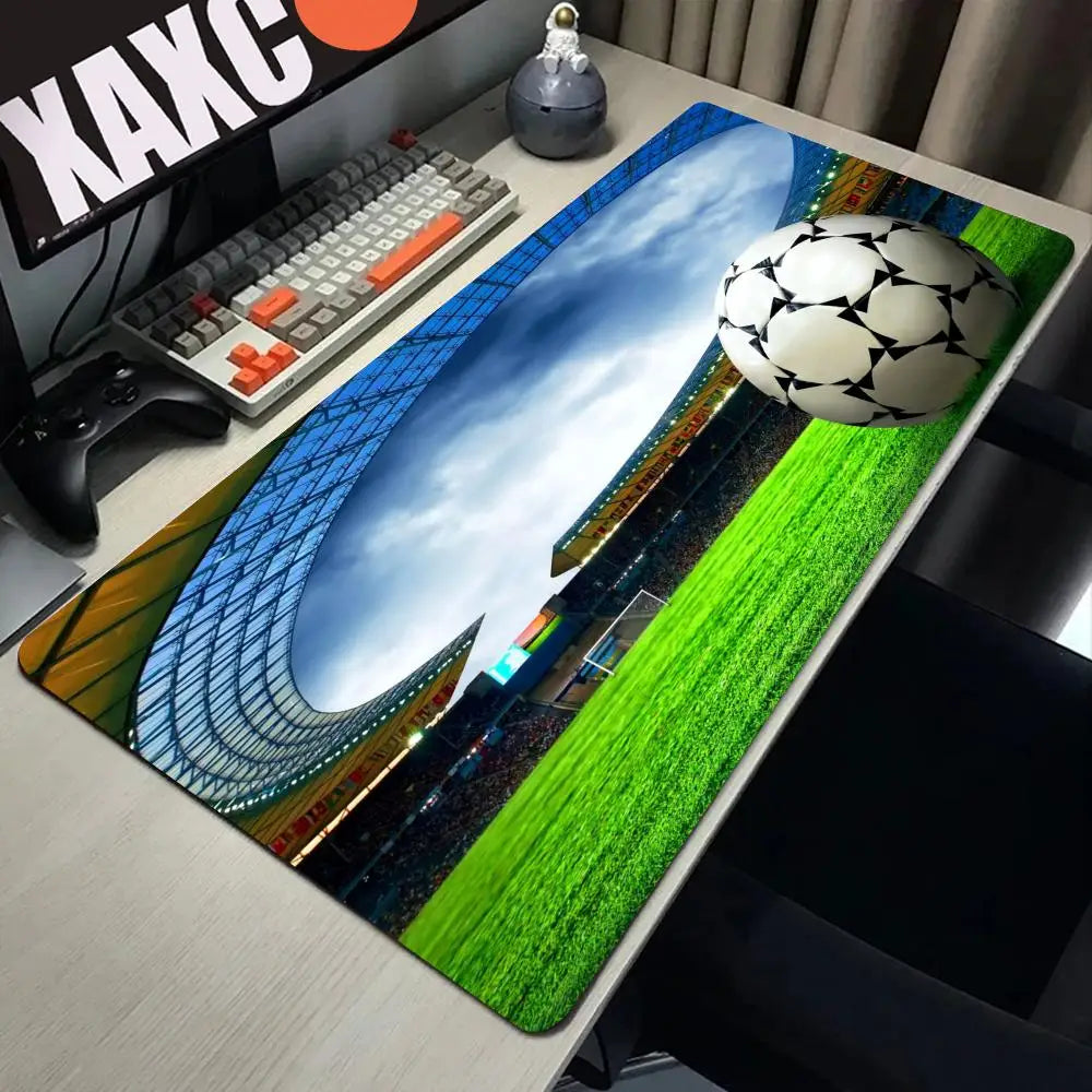 Soccer Football Large Gaming Mouse Pad HYBXAXC Mousepad Gamer Laptop Mouse Mat Office Mausepad XXL Carpet Keyboard Mat Desk Pad