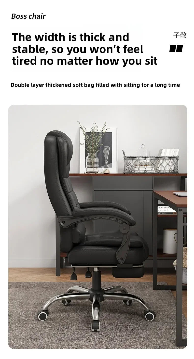 Multi-functional Computer chair Household comfortable boss chair Lifting swivel chair Recumbent back office chair