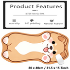 Extremely Gaming Mouse Pad Laptop Pad Oversized Office Desk Mat Dark Wind Non-Slip Lock Edge Thickened Soft Mats
