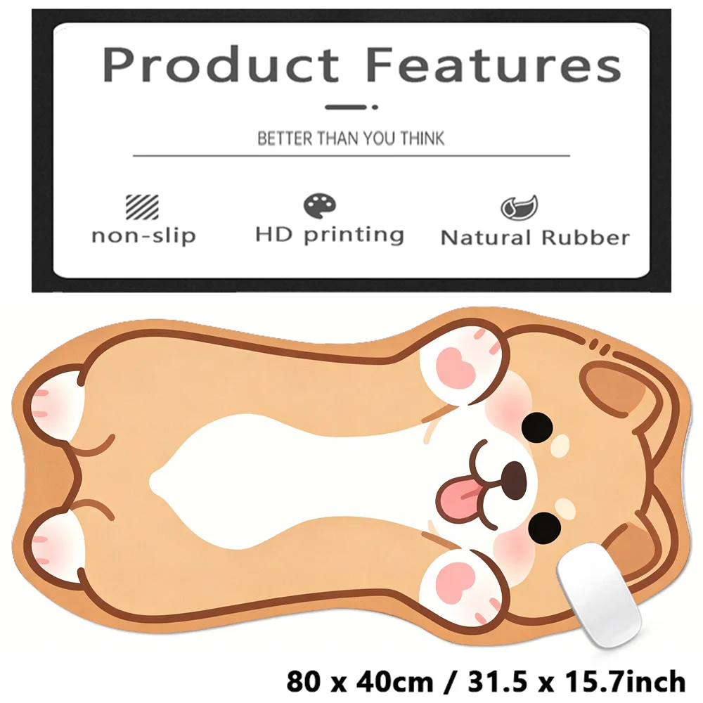 Extremely Gaming Mouse Pad Laptop Pad Oversized Office Desk Mat Dark Wind Non-Slip Lock Edge Thickened Soft Mats