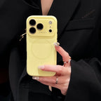 Big Window Liquid Silicone Phone Case For iPhone 17 Air 16 15 14 Plus 12 13 16 Pro Max Official Soft Protector Cover