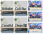 Inspirational Portuguese Wooden Table Sign - Motivational Home & Office Decor, Versatile Centerpiece For Any Room Motivational