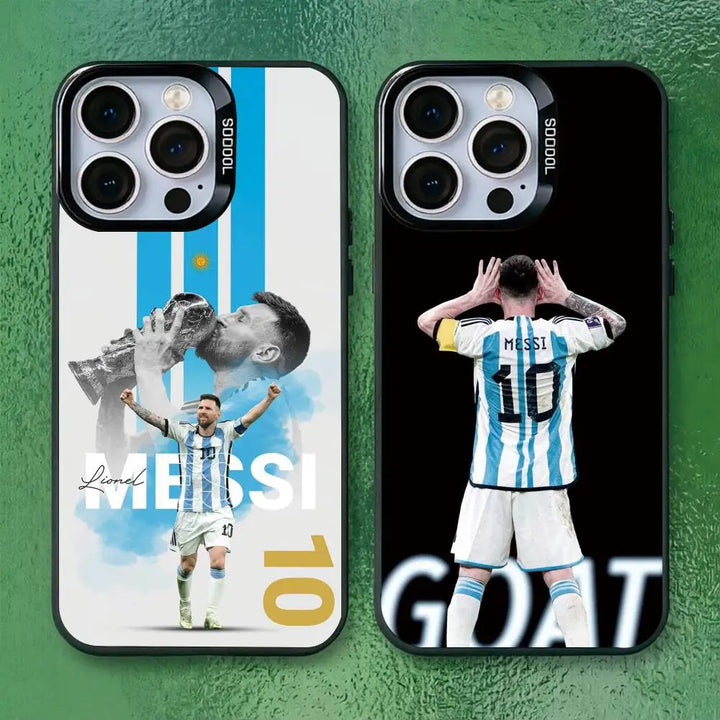Lionel Messi Football Phone Case for iPhone 17 to 11 Pro Max TPU Cover