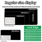 Mouse Pad Gamer Larger XXL Uchiha Itachi Madara N-Naruto Uzumaki Computer Keyboard Desk Mat Pc Gaming Accessories Black Mousepad