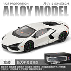 1:24 Lamborghini Revuelto Super Sports Car Alloy Metal Diecast Model Car Ornament Decoration Collectibles Kids Toy Birthday Gift