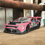 1:24 BMW M4 GT3 Alloy Sports Car Model Diecast Metal Toy Car Vehicles Model Simulation Sound and Light Collection Childrens Gift