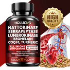 Nattokinase Supplement, Supports Blood Flow, Heart Health, & Healthy Circulation, Digestive Aid, Boosts Cellular Energy