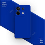 Original Square Liquid Silicone Phone Case for Xiaomi Poco X6 PocoX6 Pro 5G Lens Protection Soft Couples Cover Thin Fundas Coque