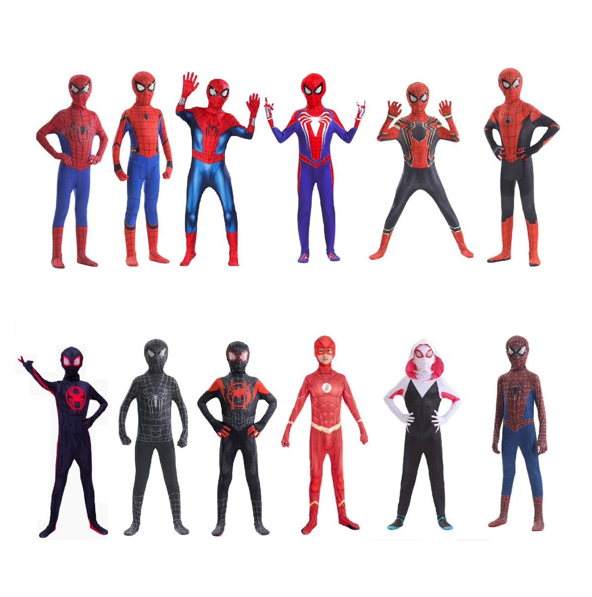 Hot‑selling Superhero Zentai Cosplay Suit Theme Outfit Halloween Party Costume Collectible Holiday Gift For Cos Fans
