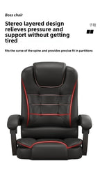 Multi-functional Computer chair Household comfortable boss chair Lifting swivel chair Recumbent back office chair