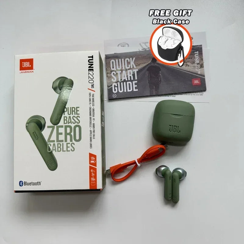 JBL Tune 220TWS True Wireless Bluetooth Earbuds with Bass Sound and Mic