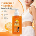 Turmeric Orange Vitamin C Body Wash Fresh Fragrance Shower Gel Moisturizing Brightening Exfoliating Deep Cleaning Smooth Skin