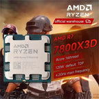 AMD Ryzen processor 7 7800X3D 8 cores 16 thorns R7 7800X3D CPU 4,2 GHz 5 nm 96 Mo 120 zenw DDR5 MHz MHz supply am5cpu game without fan