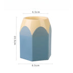 Cute Pencil Holder Desk Organizer Stationery Storage Box   Large Mouth Pen Holder Makeup Brush Organizer Box Office Accessories