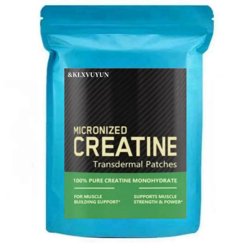 Creatine Monohydrate Transdermal Patches- Support Muscles, Cellular Energy and Cognitive Function - 32 Patches/bag