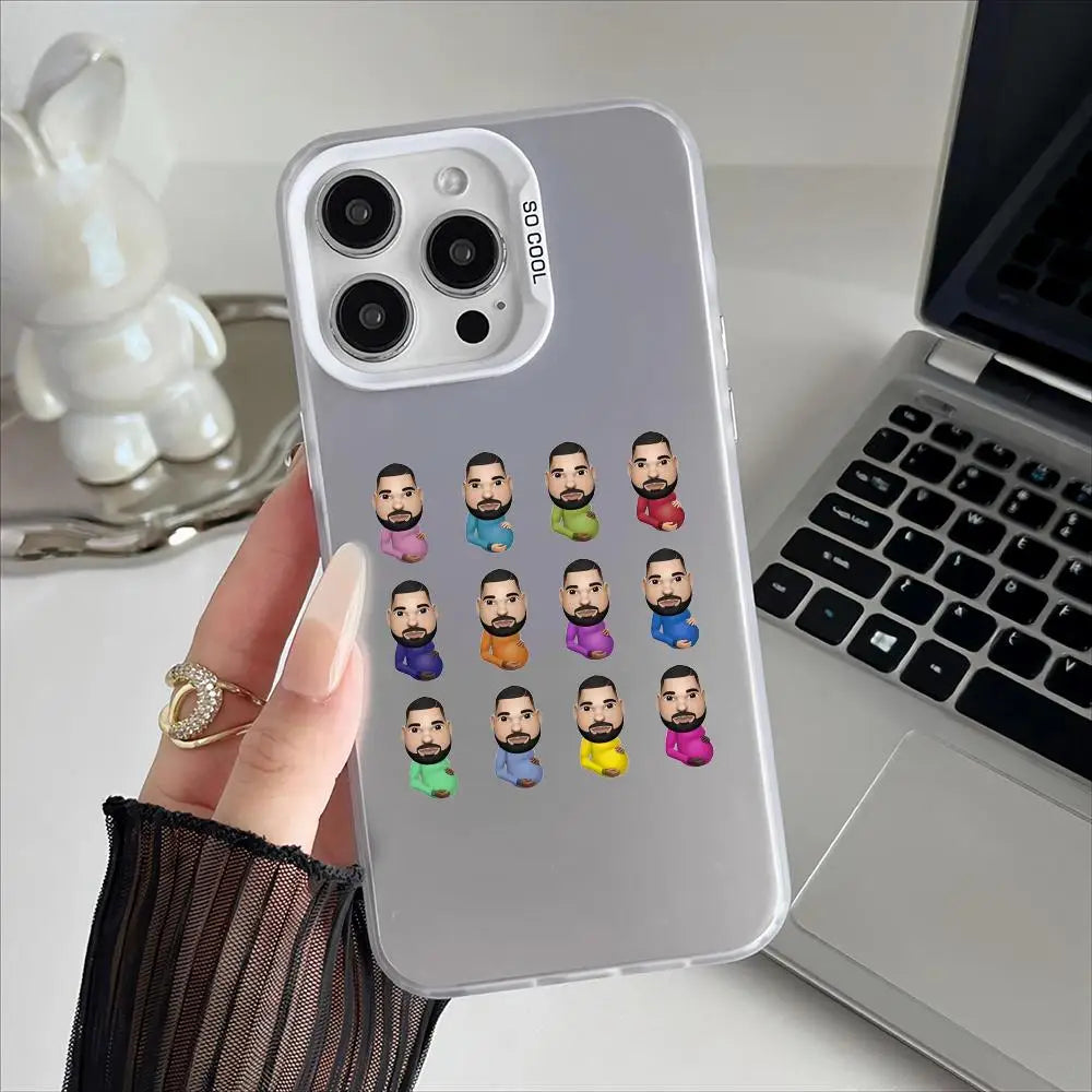 Rapper D-Drake Album Phone Case For iPhone 17 16 15 14 13 12 11 Pro Max Designer Matte Laser Aurora Funda Phone Case