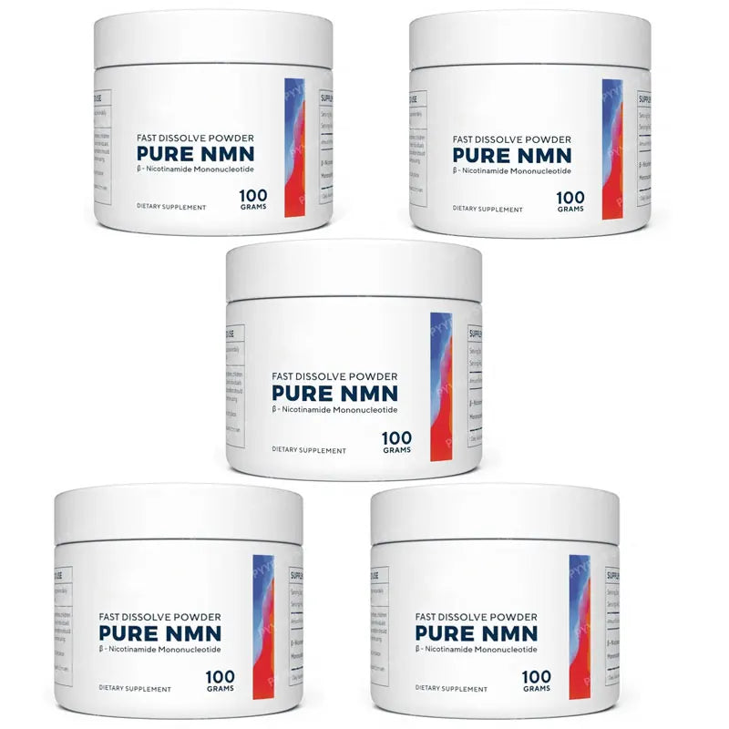 NMN (Nicotinamide Mononucleotide) Powder 100g, 500mg Per High Purity Serving Fast Dissolve, Vegan, Daily Energy & Wellness
