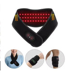 Electric 660-850nm Red Light Heating Neck Belt Neck Pain Relief Anti-fatigue Neck Vibration Massage Pad