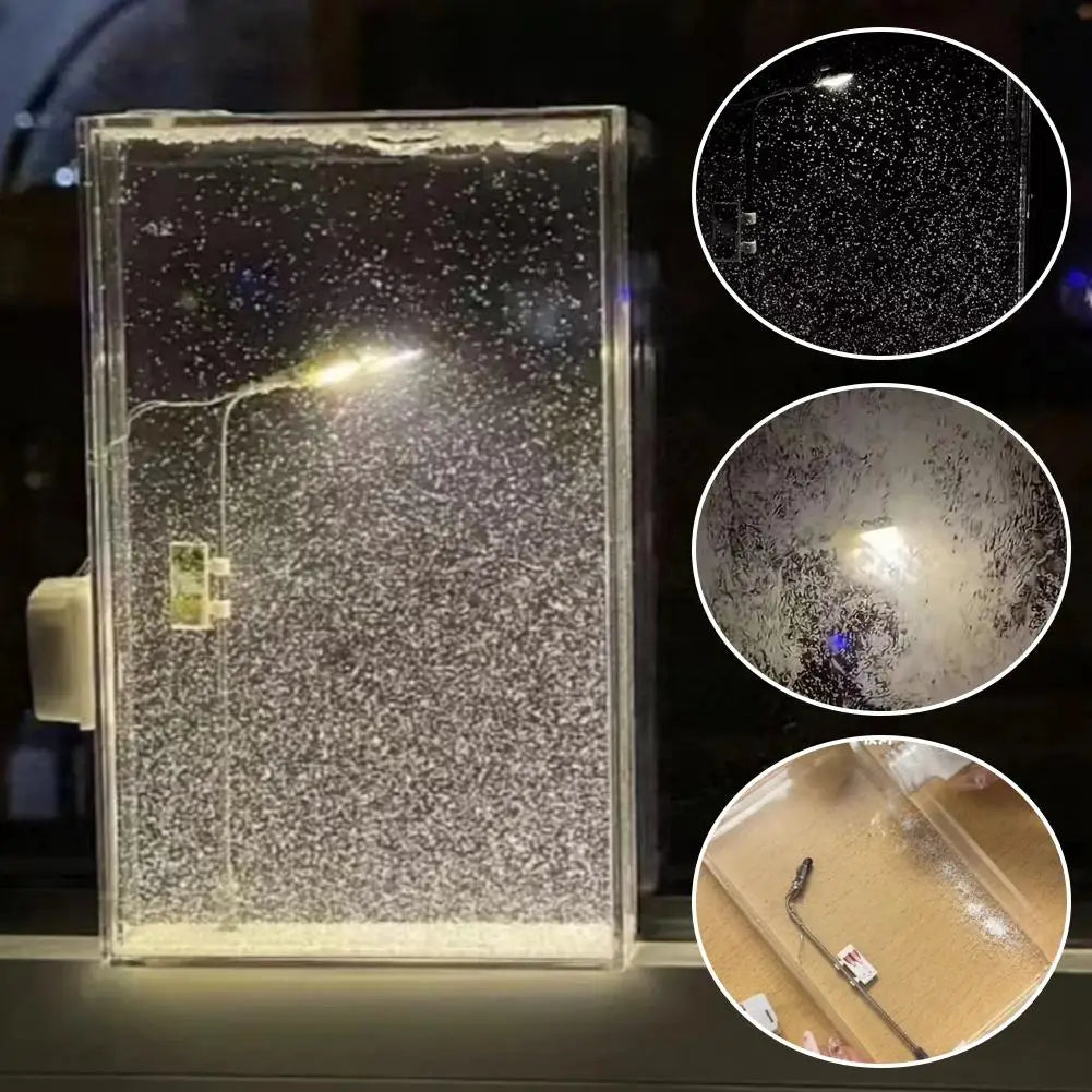 DIY Snow Night Light Snow Street Light To Girlfriend Girlfriends Birthday Gift Christmas Accessories