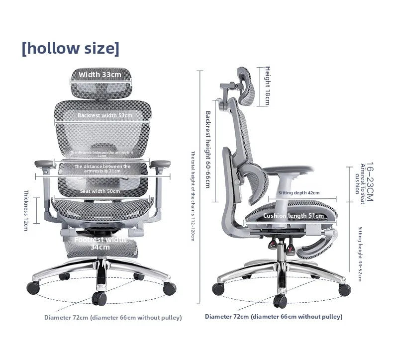 Stable Durable Ergonomic chair, computer chair, office chair, reclining dual-purpose office rotating chair, e-sports chair