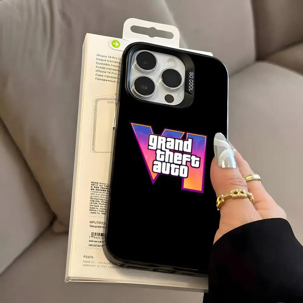 G-GT-TA6 2026 Phone Case For IPhone 17 Pro Max 16 Pro Max 15 14 13 11 12 Mini Xs X Xr 7 8 Plus Se Color Silver Cover