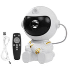 LED Star Galaxies Projector Night Light Astronaut Starry Sky Bedroom Room Decor Children's Gift - LED Atmosphere Creating Lamp