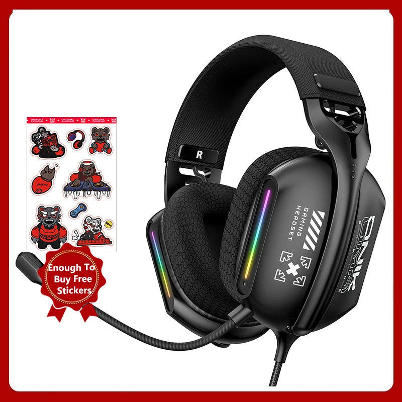 ONIKUMA X12 Noise Cancelling Headphone Wired Game Headset Music Earphones 3.5MM Suitable For Computer Laptop With Microphone
