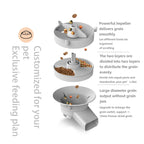 5L Pet Feeder with Camera Automatic Cat Feeder Smart Dog Food Dispenser WiFi Timing Stainless Steel Feeding Bowl（No 5V 2A Plug）