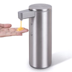  Automatic Soap Dispenser Stainless Touchless Rechargeable Hand Sanitizer Shampoo Detergent Dispenser for Kitchen Bathroom Toil