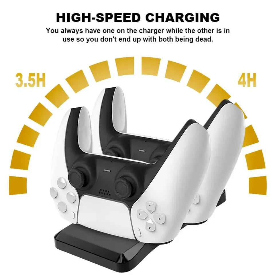 GAMINJA P51 Dual PS5 Controller Charging Station