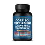 Cortisol Support Supplement - Magnesium, Supports Stress Relief, Calm Mood, Relaxation, Restful Sleep, Focus & Adrenal Health