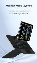Magnetic Magic Keyboard for iPad Pro 13 M4 2024 M5 2025 13" Case for iPad Pro 11 M4 M5 11" Floating Stand Wireless BT Keyboard