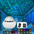 Northern Light Projector RGB Atmosphere Night Lights Remote Control USB Aurora Projection Lamp 360° Rotate for Home Party Decor