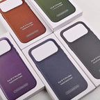 Original Technology Woven Magnetic Case For iPhone 18 17 16 15 14 13 Pro Max Fundas For Magsafe Wireless Charger Official Cover