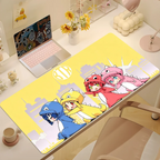Anime B-Bocchi The Rock! Mouse Pad Large Cute Non-slip Lockedge Desktop Computer Desk Mat Keyboard MousePad Office Gamer Student