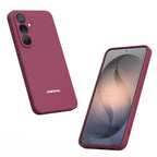 For Samsung Galaxy S26 S25 S24 S23 Ultra Plus FE A57 A37 A17 A56 A36 A16 A55 A35 A15 Case Liquid Silicone Phone Back Cover Funda