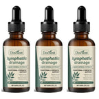 Lymphatic Drainage Drops 60ml Supplement Help Bloat Relief & Immune System Health with Cleavers,Red Clover and Stillingia Root